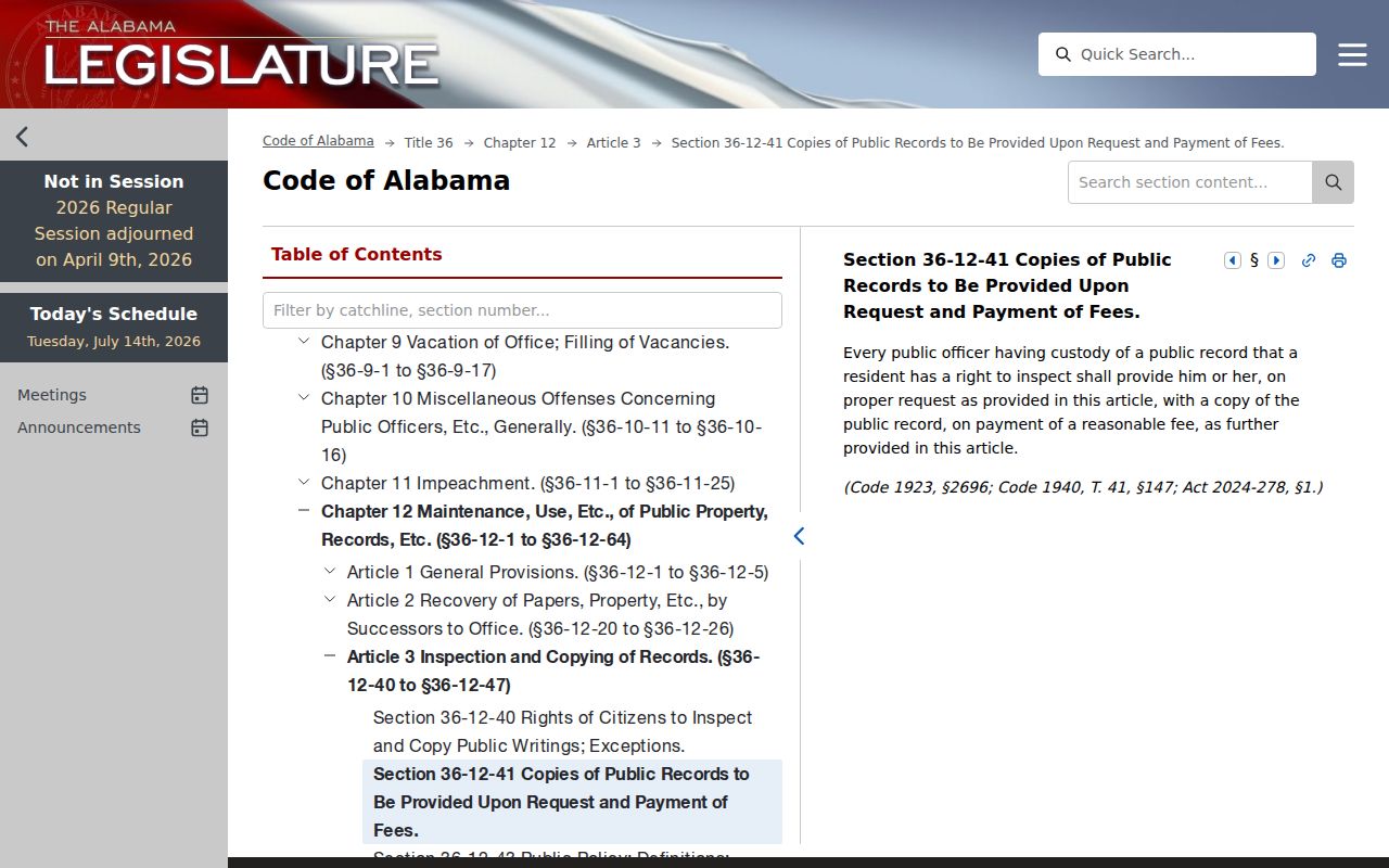 Houston County court records certified copy statute