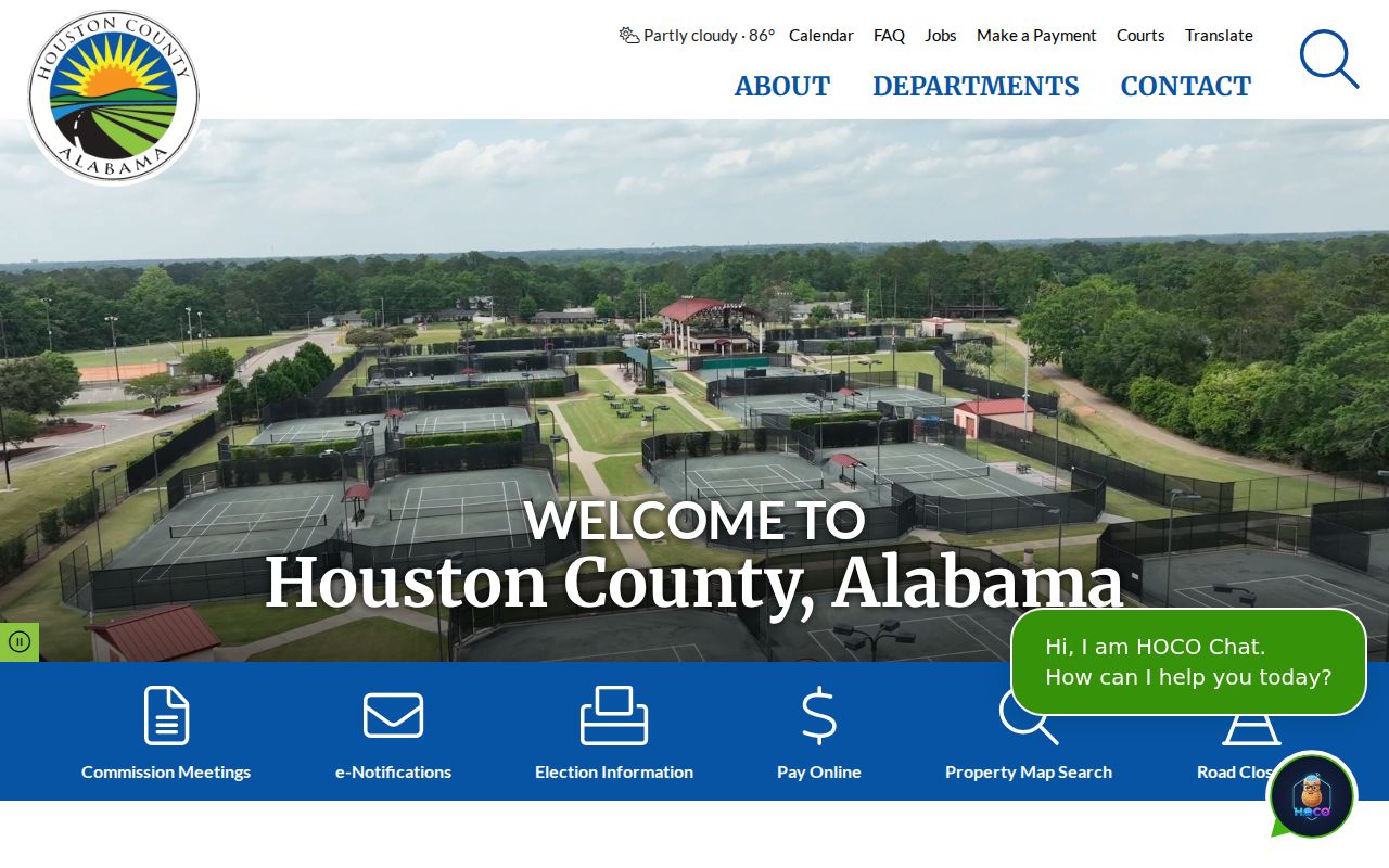 Houston County court records official county homepage